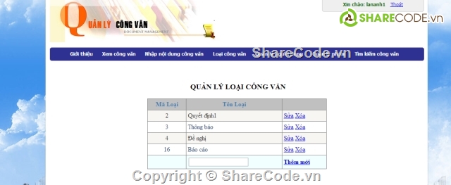 Quản lý công văn,đồ án tốt nghiệp asp,đồ án tốt nghiệp c#,full code quản lý công văn,full code và báo cáo quản lý công văn